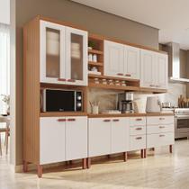 Cozinha Modulada Completa Moveis Home 100 MDF 10 Portas e 6 Gavetas Cozinha Modulada Completa Moveis Home 100 MDF 10 Portas e 6 Gavetas