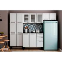 Cozinha Modulada Completa Múltipla 4 Peças (2 Armários + 1 Balcão + 1 Paneleiro) C4P73 Branco - Bertolini Cozinha Modulada Completa Múltipla 4 Peças (2 Armários + 1 Balcão + 1 Paneleiro) C4P73 Branco - Bertolini