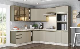 Cozinha Modulada Conect com 11 Peças Duna/Cristal - Henn