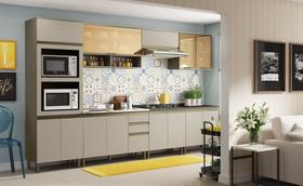 Cozinha Modulada Conect com 7 Peças Duna/Cristal - Henn