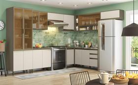 Cozinha Modulada Conect com 8 Peças Duna/Cristal - Henn