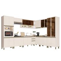 Cozinha Modulada Connect 01 Off White - Henn Cozinha Modulada Connect 01 Off White - Henn