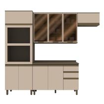 Cozinha Modulada Connect 4 Peças com Torre Quente 2 Fornos - Móveis Henn