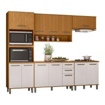 Cozinha Modulada Criare 5 Peças com Torre Quente 12 Portas para Pia Poliman Móveis