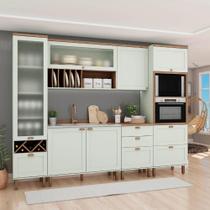 Cozinha Modulada Cristal 300 cm Clássica Provençal Completa