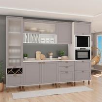 Cozinha Modulada Cristal 300 cm Clássica Provençal Completa