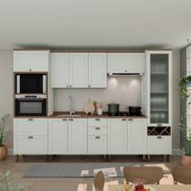 Cozinha Modulada Cristal 320 cm Conjunto Provençal Completo