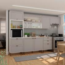 Cozinha Modulada Cristal 330cm Provençal Completa 100% MDF