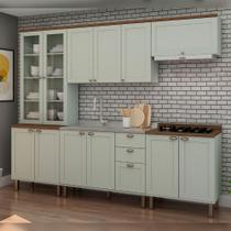 Cozinha Modulada Cristal Provençal 280 cm Conjunto Completo