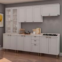 Cozinha Modulada Cristal Provençal 280 cm Conjunto Completo Cozinha Modulada Cristal Provençal 280 cm Conjunto Completo