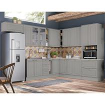 Cozinha Modulada de Canto 12 peças 16 Portas 5 Gavetas Americana Henn