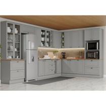 Cozinha Modulada de Canto 13 peças 18 Portas 7 Gavetas Americana Henn Cozinha Modulada de Canto 13 peças 18 Portas 7 Gavetas Americana Henn