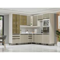 Cozinha Modulada De Canto Completa 8 Peças Com Tampo Linea L Pátina Ff-mocca Laca Cozinha Modulada De Canto Completa 8 Peças Com Tampo Linea L Pátina Ff-mocca Laca
