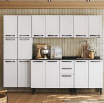 Cozinha Modulada em Aço 5 Peças 16 Portas 2 Gavetas Florença Itatiaia Cozinha Modulada em Aço 5 Peças 16 Portas 2 Gavetas Florença Itatiaia