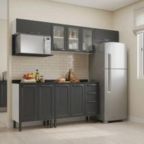 Cozinha Modulada em Aço 6 Peças 10 Portas 2 Gavetas Nicho Forno Florença Itatiaia Cozinha Modulada em Aço 6 Peças 10 Portas 2 Gavetas Nicho Forno Florença Itatiaia