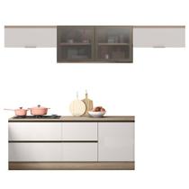 Cozinha Modulada Etna 5 Peças com Tampo 6 Portas Poliman Móveis Cozinha Modulada Etna 5 Peças com Tampo 6 Portas Poliman Móveis