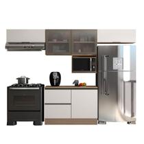 Cozinha Modulada Etna 5 Peças com Tampo e Nicho 5 Portas Poliman Móveis Cozinha Modulada Etna 5 Peças com Tampo e Nicho 5 Portas Poliman Móveis