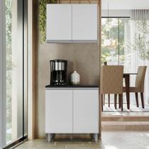 Cozinha Modulada Evidence 2 Peças 80cm com Tampo Poliman Móveis