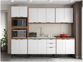 Cozinha Modulada Firenze Fhr001 Amendola Touch Branco - Demóbile Cozinha Modulada Firenze Fhr001 Amendola Touch Branco - Demóbile