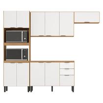 Cozinha Modulada Firenze FMT004 Amêndola Touch Branco - Demóbile Cozinha Modulada Firenze FMT004 Amêndola Touch Branco - Demóbile