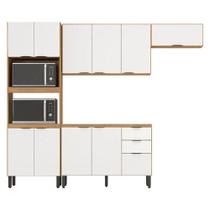 Cozinha Modulada Firenze Fmt004 Amêndola Touch Branco - Demóbile