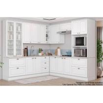 Cozinha Modulada Henn Americana 10 Peças (3Aéreos+3Balcões+2Paneleiros+2Complementos) C5P57 Branco-Henn Cozinha Modulada Henn Americana 10 Peças (3Aéreos+3Balcões+2Paneleiros+2Complementos) C5P57 Branco-Henn