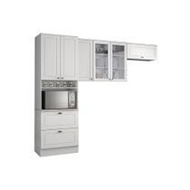 Cozinha Modulada Henn Americana 3 Peças (2 Armários + 1 Paneleiro) CPT05 Branco