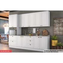 Cozinha Modulada Henn Americana 6 Peças (2Aéreos+2Balcões+1Paneleiro+1Complemento) C5P35 Branco-Henn