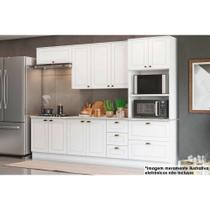 Cozinha Modulada Henn Americana 7 Peças (2Aéreos+2Balcões+1Paneleiro+2Complemento) CZ145 Branco-Henn Cozinha Modulada Henn Americana 7 Peças (2Aéreos+2Balcões+1Paneleiro+2Complemento) CZ145 Branco-Henn