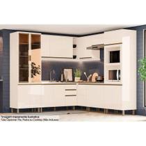 Cozinha Modulada Henn Connect 10 Peças (3Aéreos+3Balcões+2Paneleiros+2Complementos) C5P94 Off White-Henn