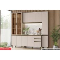 Cozinha Modulada Henn Connect 4 Peças (1Aéreo+1Balcão+2Paneleiros) C5P97 Duna-Henn