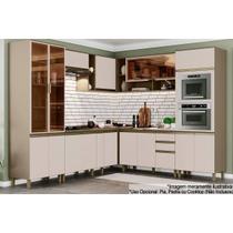 Cozinha Modulada Henn Connect Henn 13 Peças C6P02 Duna/Cristal