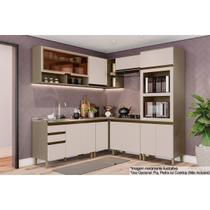 Cozinha Modulada Henn Connect Henn 9 Peças C6P03 Duna/Cristal