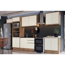 Cozinha Modulada Herval 7 Peças Versalis C7P167 Freijo/Cinza Argila Cozinha Modulada Herval 7 Peças Versalis C7P167 Freijo/Cinza Argila