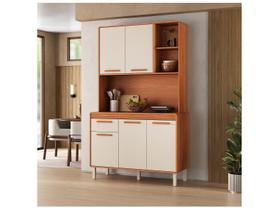 Cozinha Modulada Itatiaia Dunas com Balcão 5 Portas 1 Gaveta