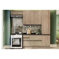 Cozinha Modulada Kappesberg Maxxi (2 Armários + 1 Balcão + 1 Paneleiro + 1 Complemento) 5 Peças CZ245 Nogal-Kappesberg Cozinha Modulada Kappesberg Maxxi (2 Armários + 1 Balcão + 1 Paneleiro + 1 Complemento) 5 Peças CZ245 Nogal-Kappesberg