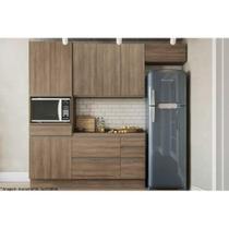 Cozinha Modulada Kappesberg Maxxi 5 Peças (2 Armários + 1 Balcão + 1 Paneleiro + 1 Complemento) C5P28 Nogal Cozinha Modulada Kappesberg Maxxi 5 Peças (2 Armários + 1 Balcão + 1 Paneleiro + 1 Complemento) C5P28 Nogal