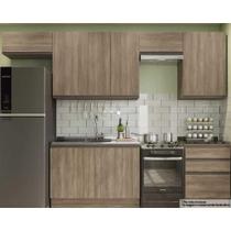 Cozinha Modulada Kappesberg Maxxi 7 Peças (4 Armários + 2 Balcões + 1 Complementos) C6P29 Nogal-Kappesberg Cozinha Modulada Kappesberg Maxxi 7 Peças (4 Armários + 2 Balcões + 1 Complementos) C6P29 Nogal-Kappesberg