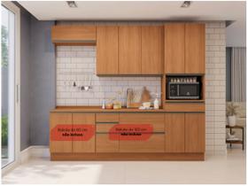 Cozinha Modulada Kappesberg Maxxi com Nicho para Microondas 8 Portas 1 Gaveta