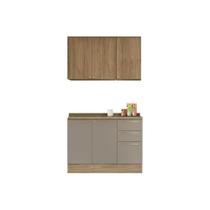 Cozinha Modulada Kappsberg Botanic Botanic 3 Peças (1Aéreo+1Balcão+1Complemento) C3P15 Nogueira/Fendi-Kappesberg Cozinha Modulada Kappsberg Botanic Botanic 3 Peças (1Aéreo+1Balcão+1Complemento) C3P15 Nogueira/Fendi-Kappesberg