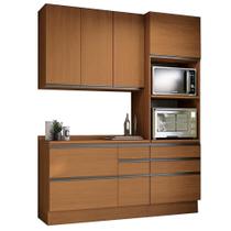 Cozinha Modulada Maxxi 4 Peças 3 Portas 7 Gavetas 190cm Canela Kappesberg Cozinha Modulada Maxxi 4 Peças 3 Portas 7 Gavetas 190cm Canela Kappesberg