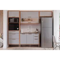 Cozinha Modulada MGM 4 Peças Eloise C4P256 Cinamomo/Platina