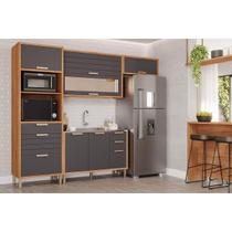 Cozinha Modulada MGM 4 Peças Eloise C4P256 Cinamomo/Titanium