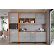 Cozinha Modulada MGM 5 Peças Eloise CZ024 Cinamomo/Platina