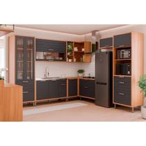 Cozinha Modulada MGM 8 Peças Eloise C8P88 Cinamomo/Titanium