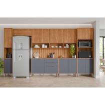 Cozinha Modulada MGM Divina MGM 6 Peças C6P140 Cinamomo/Titanium