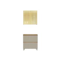 Cozinha Modulada Nesher Rainha Nesher 2 Peças CZ424 Nature/Greige