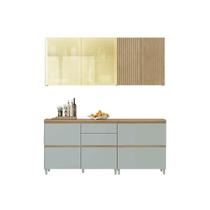 Cozinha Modulada Nesher Rainha Nesher 4 Peças CZ435 Nature/Verde Cozinha Modulada Nesher Rainha Nesher 4 Peças CZ435 Nature/Verde