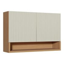 Cozinha Modulada Nesher Simone Mendes Armário Simone Mendes c/ 2 Portas 120cm Carvalho/Cinza - Nesher