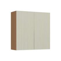 Cozinha Modulada Nesher Simone Mendes Armário Simone Mendes c/ 2 Portas 80cm Carvalho/Cinza - Nesher